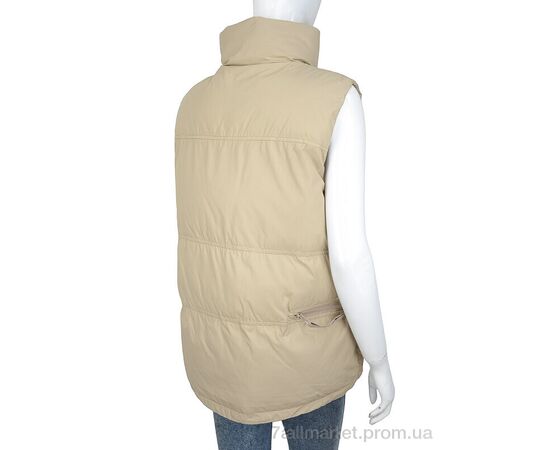 Жилетка жіноча Весна/осінь 2338 beige (5 шт. р.сіткаM-2XL) "Turn Hug" недорого оптом від прямого постачальника, зображення 2 Жилетка жіноча Весна/осінь 2338 beige (5 шт. р.сіткаM-2XL) "Turn Hug" недорого оптом від прямого постачальника, зображення 2