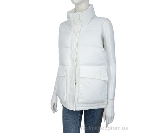 Жилетка жіноча Весна/осінь 2338 white (5 шт. р.сіткаM-2XL) "Turn Hug" недорого оптом від прямого постачальника Жилетка жіноча Весна/осінь 2338 white (5 шт. р.сіткаM-2XL) "Turn Hug" недорого оптом від прямого постачальника