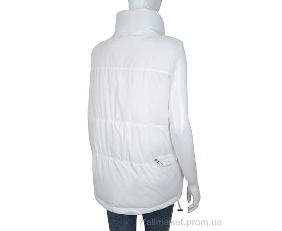 Жилетка жіноча Весна/осінь 2338 white (5 шт. р.сіткаM-2XL) "Turn Hug" недорого оптом від прямого постачальника, зображення 2 Жилетка жіноча Весна/осінь 2338 white (5 шт. р.сіткаM-2XL) "Turn Hug" недорого оптом від прямого постачальника, зображення 2