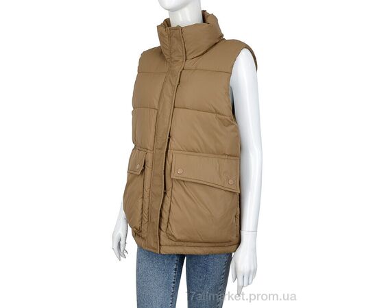 Жилетка жіноча Весна/осінь 2338 brown (5 шт. р.сіткаM-2XL) "Turn Hug" недорого оптом від прямого постачальника Жилетка жіноча Весна/осінь 2338 brown (5 шт. р.сіткаM-2XL) "Turn Hug" недорого оптом від прямого постачальника