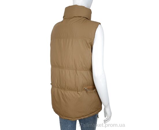 Жилетка жіноча Весна/осінь 2338 brown (5 шт. р.сіткаM-2XL) "Turn Hug" недорого оптом від прямого постачальника, зображення 2 Жилетка жіноча Весна/осінь 2338 brown (5 шт. р.сіткаM-2XL) "Turn Hug" недорого оптом від прямого постачальника, зображення 2