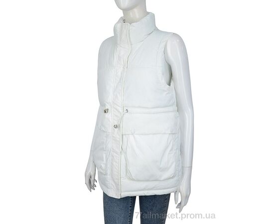 Жилетка жіноча Весна/осінь 2251 white (5 шт. р.сіткаM-2XL) "Turn Hug" недорого оптом від прямого постачальника Жилетка жіноча Весна/осінь 2251 white (5 шт. р.сіткаM-2XL) "Turn Hug" недорого оптом від прямого постачальника