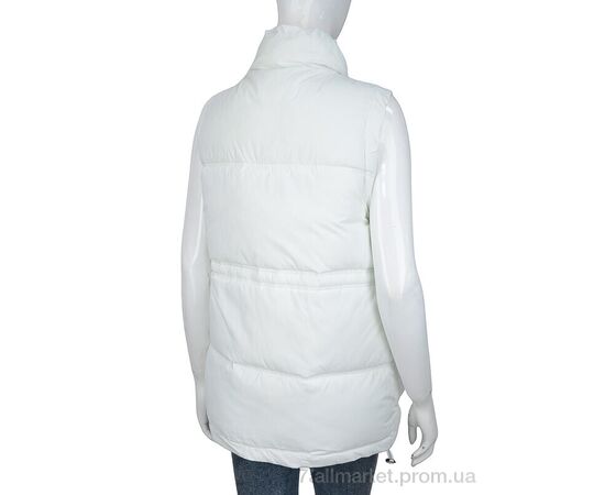 Жилетка жіноча Весна/осінь 2251 white (5 шт. р.сіткаM-2XL) "Turn Hug" недорого оптом від прямого постачальника, зображення 2 Жилетка жіноча Весна/осінь 2251 white (5 шт. р.сіткаM-2XL) "Turn Hug" недорого оптом від прямого постачальника, зображення 2