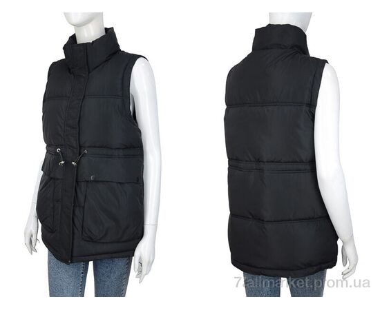 Жилетка жіноча Весна/осінь 2251 black (5 шт. р.сіткаM-2XL) "Turn Hug" недорого оптом від прямого постачальника, зображення 3 Жилетка жіноча Весна/осінь 2251 black (5 шт. р.сіткаM-2XL) "Turn Hug" недорого оптом від прямого постачальника, зображення 3