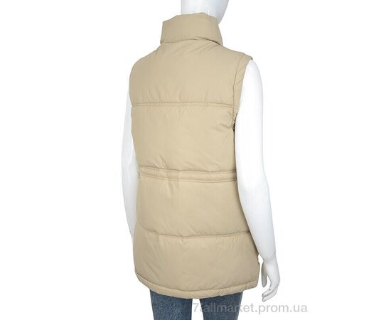 Жилетка жіноча Весна/осінь 2251 beige (5 шт. р.сіткаM-2XL) "Turn Hug" недорого оптом від прямого постачальника, зображення 2 Жилетка жіноча Весна/осінь 2251 beige (5 шт. р.сіткаM-2XL) "Turn Hug" недорого оптом від прямого постачальника, зображення 2