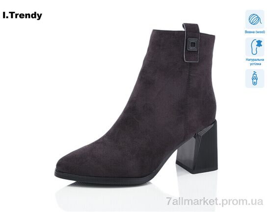 Черевики жіночі стильні Зима BT1174-2 (6 пар р.36-41) "Trendy" недорого оптом від прямого постачальника Черевики жіночі стильні Зима BT1174-2 (6 пар р.36-41) "Trendy" недорого оптом від прямого постачальника