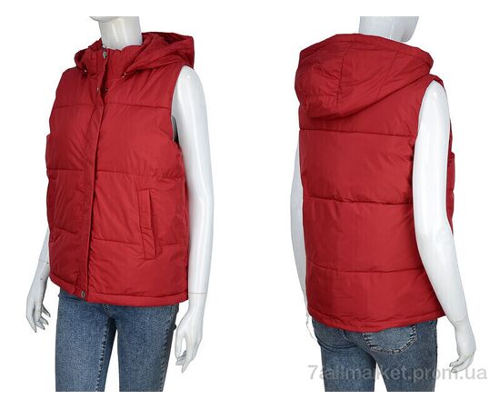 Жилетка женская Весна/осень 20232 red (06900) (5 шт. р.сетка L-4XL) "Obuvok" недорого оптом от прямого поставщика, изображение 3 Фотография Жилетка женская Весна/осень 20232 red (06900) (5 шт. р.сетка L-4XL) "Obuvok" недорого оптом от прямого поставщика, изображение 3