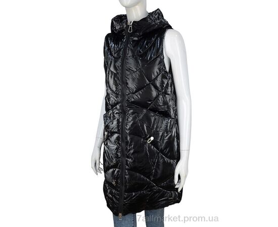 Жилетка женская Весна/осень 2270 black (4 шт. р.сетка M-2XL) "Obuvok" недорого оптом от прямого поставщика Фотография Жилетка женская Весна/осень 2270 black (4 шт. р.сетка M-2XL) "Obuvok" недорого оптом от прямого поставщика