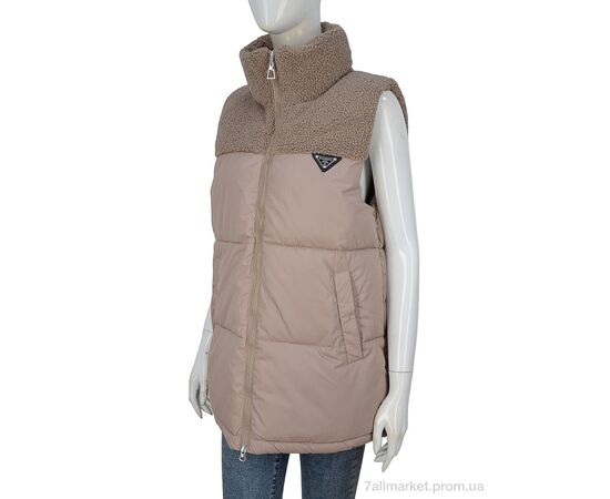 Жилетка женская Весна/осень 2321 brown (5 шт. р.сетка 48-56) "Hope" недорого оптом от прямого поставщика Фотография Жилетка женская Весна/осень 2321 brown (5 шт. р.сетка 48-56) "Hope" недорого оптом от прямого поставщика