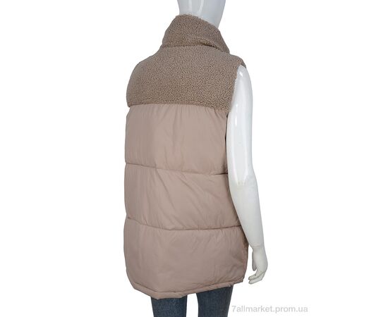 Жилетка женская Весна/осень 2321 brown (5 шт. р.сетка 48-56) "Hope" недорого оптом от прямого поставщика, изображение 2 Фотография Жилетка женская Весна/осень 2321 brown (5 шт. р.сетка 48-56) "Hope" недорого оптом от прямого поставщика, изображение 2