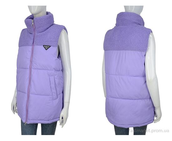 Жилетка женская Весна/осень 2321 violet (5 шт. р.сетка 48-56) "Hope" недорого оптом от прямого поставщика, изображение 3 Фотография Жилетка женская Весна/осень 2321 violet (5 шт. р.сетка 48-56) "Hope" недорого оптом от прямого поставщика, изображение 3