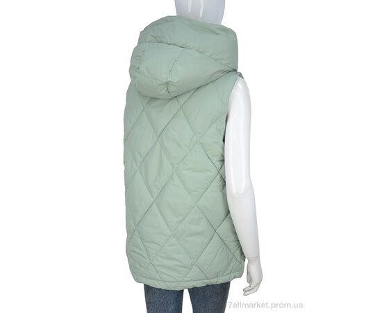 Жилетка женская Весна/осень 9155 bean green (5 шт. р.сетка 48-56) "Hope" недорого оптом от прямого поставщика, изображение 2 Фотография Жилетка женская Весна/осень 9155 bean green (5 шт. р.сетка 48-56) "Hope" недорого оптом от прямого поставщика, изображение 2
