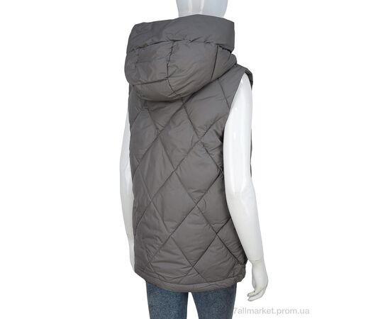 Жилетка женская Весна/осень 9155 coffe (5 шт. р.сетка 48-56) "Hope" недорого оптом от прямого поставщика, изображение 2 Фотография Жилетка женская Весна/осень 9155 coffe (5 шт. р.сетка 48-56) "Hope" недорого оптом от прямого поставщика, изображение 2