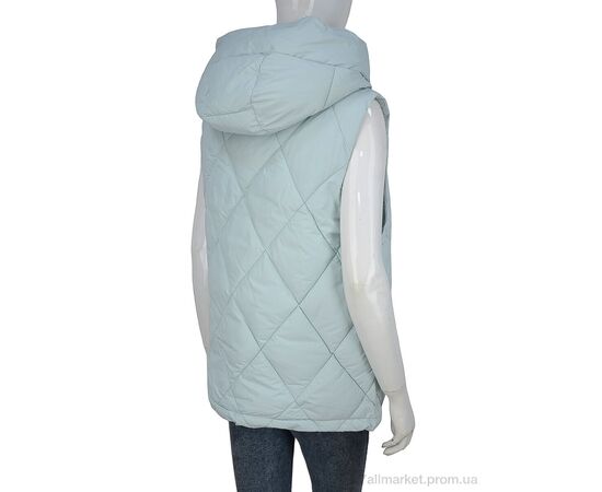 Жилетка женская Весна/осень 9155 sky blue (5 шт. р.сетка 48-56) "Hope" недорого оптом от прямого поставщика, изображение 2 Фотография Жилетка женская Весна/осень 9155 sky blue (5 шт. р.сетка 48-56) "Hope" недорого оптом от прямого поставщика, изображение 2