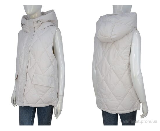 Жилетка женская Весна/осень 9155 beige (5 шт. р.сетка 48-56) "Hope" недорого оптом от прямого поставщика, изображение 3 Фотография Жилетка женская Весна/осень 9155 beige (5 шт. р.сетка 48-56) "Hope" недорого оптом от прямого поставщика, изображение 3