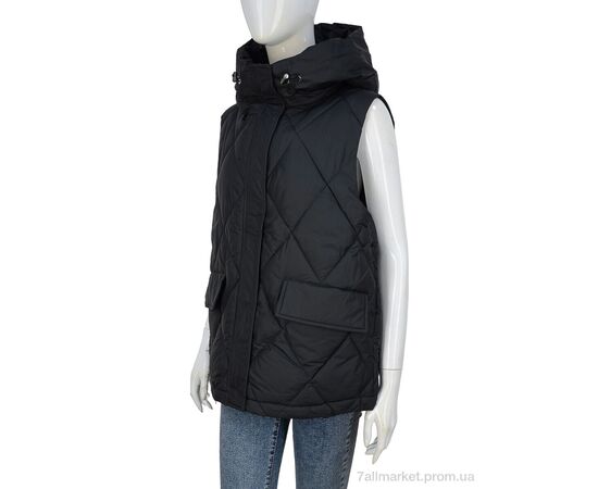 Жилетка женская Весна/осень 9155 black (5 шт. р.сетка 48-56) "Hope" недорого оптом от прямого поставщика Фотография Жилетка женская Весна/осень 9155 black (5 шт. р.сетка 48-56) "Hope" недорого оптом от прямого поставщика