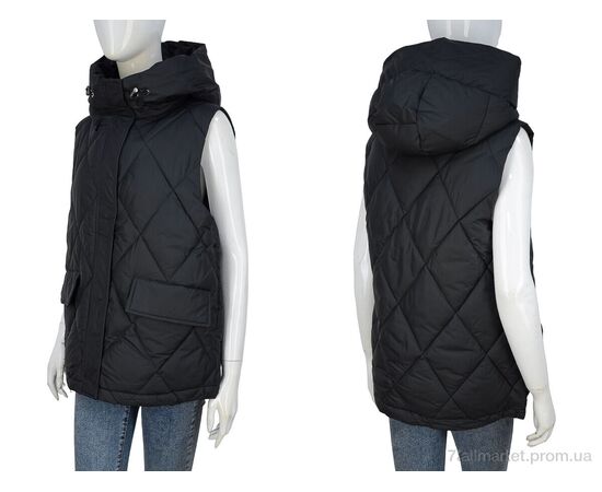 Жилетка женская Весна/осень 9155 black (5 шт. р.сетка 48-56) "Hope" недорого оптом от прямого поставщика, изображение 3 Фотография Жилетка женская Весна/осень 9155 black (5 шт. р.сетка 48-56) "Hope" недорого оптом от прямого поставщика, изображение 3