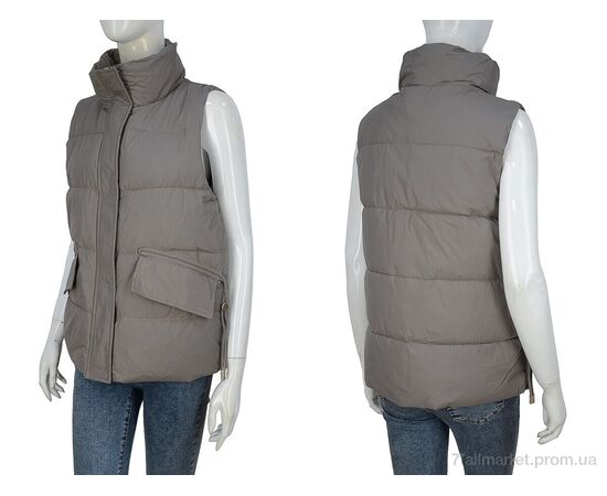 Жилетка женская Весна/осень 9133 coffe (5 шт. р.сетка S-2XL) "Hope" недорого оптом от прямого поставщика, изображение 3 Фотография Жилетка женская Весна/осень 9133 coffe (5 шт. р.сетка S-2XL) "Hope" недорого оптом от прямого поставщика, изображение 3