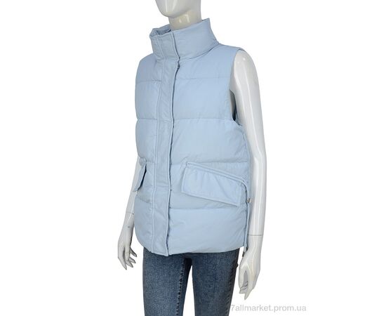 Жилетка женская Весна/осень 9133 l.blue (5 шт. р.сетка S-2XL) "Hope" недорого оптом от прямого поставщика Фотография Жилетка женская Весна/осень 9133 l.blue (5 шт. р.сетка S-2XL) "Hope" недорого оптом от прямого поставщика