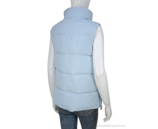 Жилетка женская Весна/осень 9133 l.blue (5 шт. р.сетка S-2XL) "Hope" недорого оптом от прямого поставщика, изображение 2 Фотография Жилетка женская Весна/осень 9133 l.blue (5 шт. р.сетка S-2XL) "Hope" недорого оптом от прямого поставщика, изображение 2