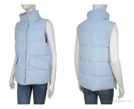 Жилетка женская Весна/осень 9133 l.blue (5 шт. р.сетка S-2XL) "Hope" недорого оптом от прямого поставщика, изображение 3 Фотография Жилетка женская Весна/осень 9133 l.blue (5 шт. р.сетка S-2XL) "Hope" недорого оптом от прямого поставщика, изображение 3