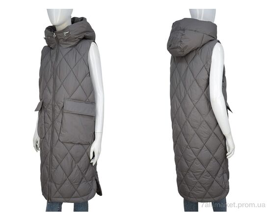 Жилетка жіноча Весна/осінь 9158 coffee cake-5 (5 шт. р.сітка48-56) "Hope" недорого оптом від прямого постачальника, зображення 3 Жилетка жіноча Весна/осінь 9158 coffee cake-5 (5 шт. р.сітка48-56) "Hope" недорого оптом від прямого постачальника, зображення 3