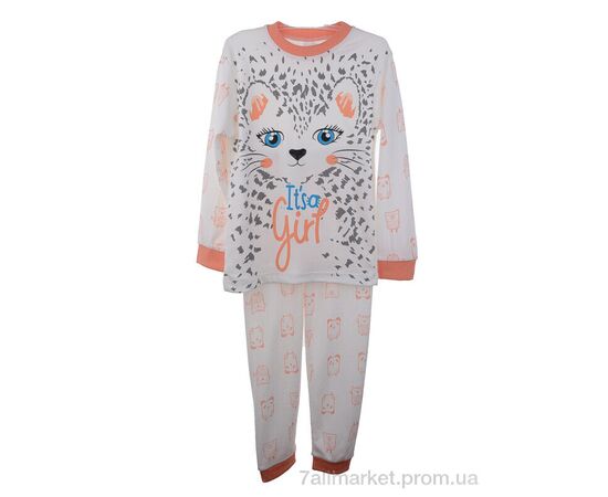 Дитяча піжама Весна/осінь 001-1 white (3 шт. р.сітка7-9) "OL" недорого оптом від прямого постачальника Дитяча піжама Весна/осінь 001-1 white (3 шт. р.сітка7-9) "OL" недорого оптом від прямого постачальника