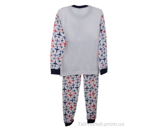 Дитяча піжама Весна/осінь 001-5 white (3 шт. р.сітка7-9) "OL" недорого оптом від прямого постачальника, зображення 2 Дитяча піжама Весна/осінь 001-5 white (3 шт. р.сітка7-9) "OL" недорого оптом від прямого постачальника, зображення 2