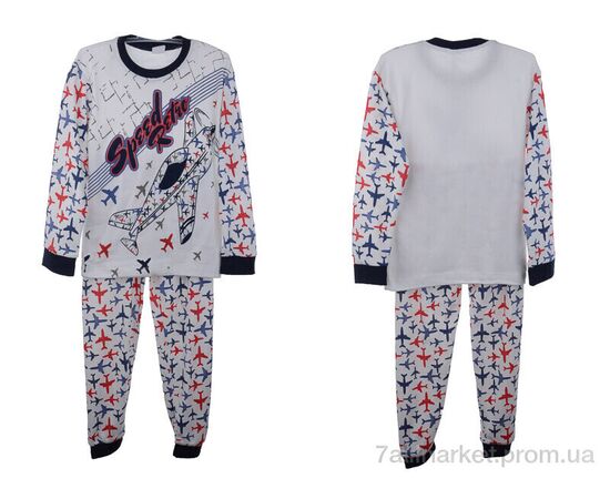 Дитяча піжама Весна/осінь 001-5 white (3 шт. р.сітка7-9) "OL" недорого оптом від прямого постачальника, зображення 3 Дитяча піжама Весна/осінь 001-5 white (3 шт. р.сітка7-9) "OL" недорого оптом від прямого постачальника, зображення 3