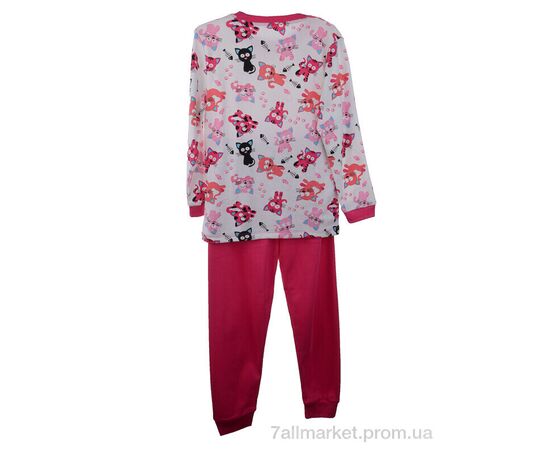 Дитяча піжама Весна/осінь 002-1 pink (5 шт. р.сітка3-7) "OL" недорого оптом від прямого постачальника, зображення 2 Дитяча піжама Весна/осінь 002-1 pink (5 шт. р.сітка3-7) "OL" недорого оптом від прямого постачальника, зображення 2