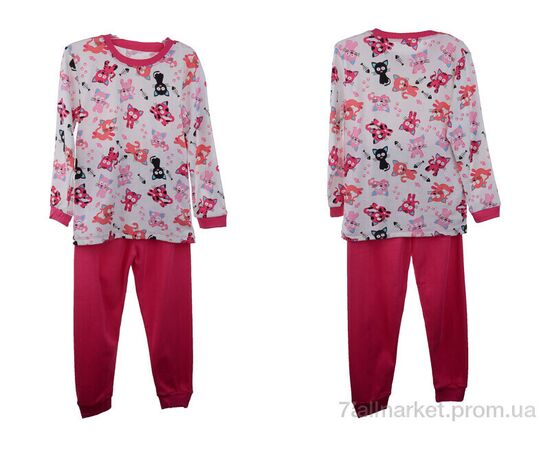 Дитяча піжама Весна/осінь 002-1 pink (5 шт. р.сітка3-7) "OL" недорого оптом від прямого постачальника, зображення 3 Дитяча піжама Весна/осінь 002-1 pink (5 шт. р.сітка3-7) "OL" недорого оптом від прямого постачальника, зображення 3