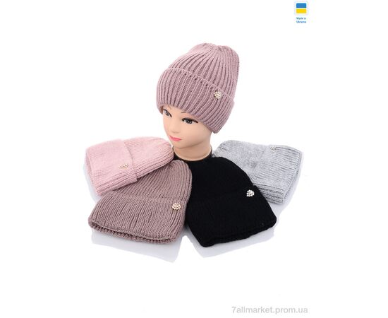 Жіноча шапка Зима KW001-6 на флісі mix (5 шт. р.сітка56-60) "Angelica" недорого оптом від прямого постачальника Жіноча шапка Зима KW001-6 на флісі mix (5 шт. р.сітка56-60) "Angelica" недорого оптом від прямого постачальника