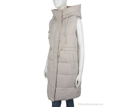 Жилетка жіноча Весна/осінь 2325 beige (5 шт. р.сітка48-56) "Hope" недорого оптом від прямого постачальника Жилетка жіноча Весна/осінь 2325 beige (5 шт. р.сітка48-56) "Hope" недорого оптом від прямого постачальника