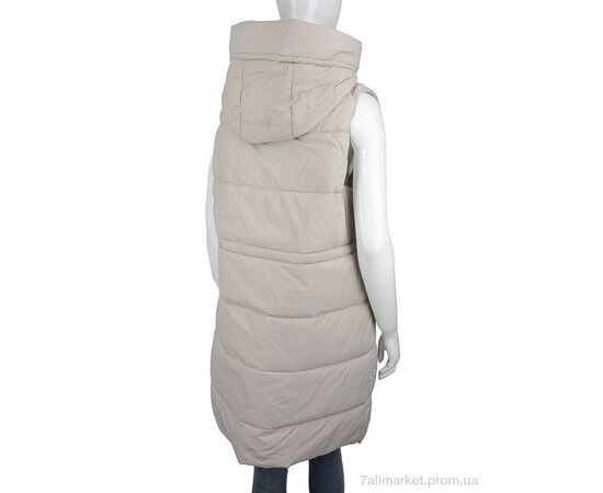 Жилетка жіноча Весна/осінь 2325 beige (5 шт. р.сітка48-56) "Hope" недорого оптом від прямого постачальника, зображення 2 Жилетка жіноча Весна/осінь 2325 beige (5 шт. р.сітка48-56) "Hope" недорого оптом від прямого постачальника, зображення 2