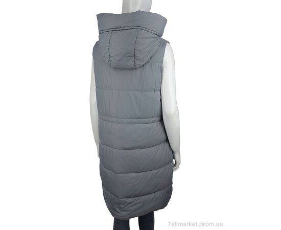 Жилетка жіноча Весна/осінь 2325 grey (5 шт. р.сітка48-56) "Hope" недорого оптом від прямого постачальника, зображення 2 Жилетка жіноча Весна/осінь 2325 grey (5 шт. р.сітка48-56) "Hope" недорого оптом від прямого постачальника, зображення 2