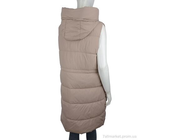 Жилетка жіноча Весна/осінь 2325 brown (5 шт. р.сітка48-56) "Hope" недорого оптом від прямого постачальника, зображення 2 Жилетка жіноча Весна/осінь 2325 brown (5 шт. р.сітка48-56) "Hope" недорого оптом від прямого постачальника, зображення 2