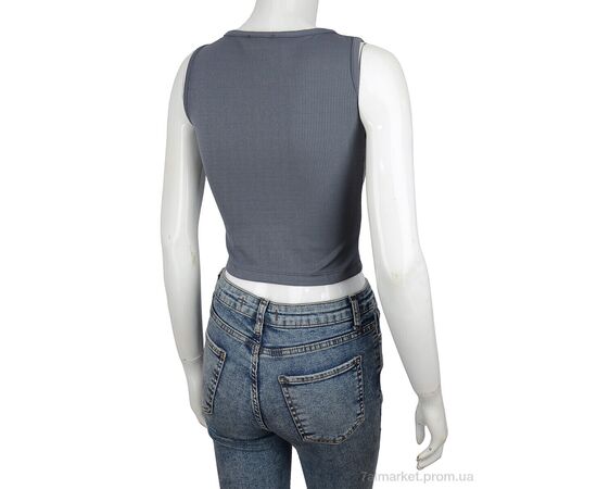 Топ жіночий Літо 1085-3 grey (4 шт. р.сіткаS-XL) "Red Hat" недорого оптом від прямого постачальника, зображення 2 Топ жіночий Літо 1085-3 grey (4 шт. р.сіткаS-XL) "Red Hat" недорого оптом від прямого постачальника, зображення 2