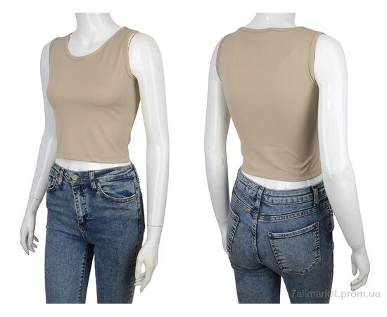 Топ жіночий Літо 1085-4 beige (4 шт. р.сіткаS-XL) "Red Hat" недорого оптом від прямого постачальника, зображення 3 Топ жіночий Літо 1085-4 beige (4 шт. р.сіткаS-XL) "Red Hat" недорого оптом від прямого постачальника, зображення 3