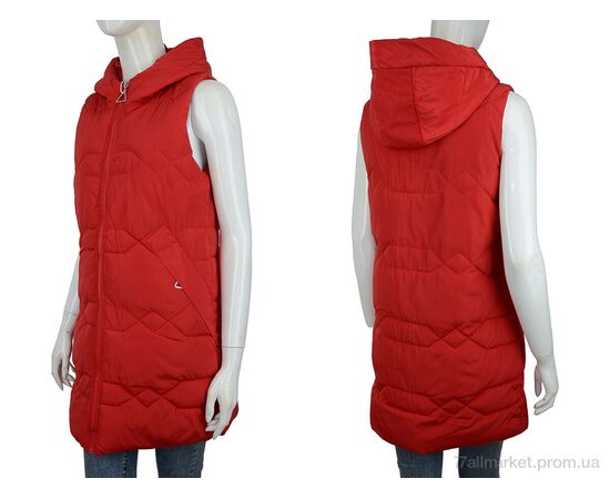 Жилетка жіноча Весна/осінь 809 red (5 шт. р.сіткаM-3XL) "Obuvok" недорого оптом від прямого постачальника, зображення 3 Жилетка жіноча Весна/осінь 809 red (5 шт. р.сіткаM-3XL) "Obuvok" недорого оптом від прямого постачальника, зображення 3