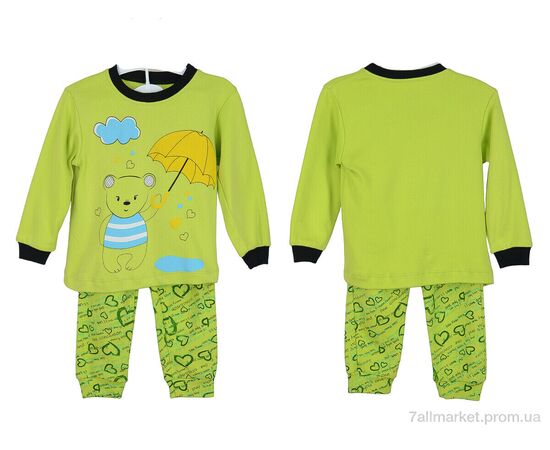 Дитяча піжама Весна/осінь P087 rain of love fistik-yesili (4 шт. р.сітка2-6) "OL" недорого оптом від прямого постачальника, зображення 3 Дитяча піжама Весна/осінь P087 rain of love fistik-yesili (4 шт. р.сітка2-6) "OL" недорого оптом від прямого постачальника, зображення 3