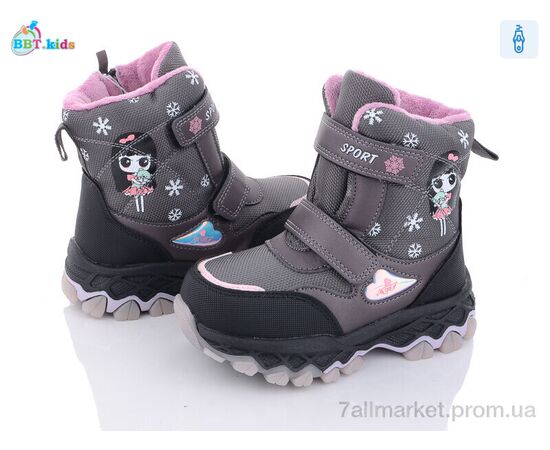 Черевики дитячі зручні Зима T6934-1 (8 пар р.27-32) "BBT" недорого оптом від прямого постачальника Черевики дитячі зручні Зима T6934-1 (8 пар р.27-32) "BBT" недорого оптом від прямого постачальника