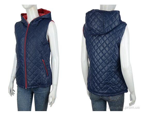 Жилетка женская Весна/осень ДЖ1 blue (04327) (3 шт. р.сетка 40-44) "Obuvok" недорого оптом от прямого поставщика, изображение 3 Фотография Жилетка женская Весна/осень ДЖ1 blue (04327) (3 шт. р.сетка 40-44) "Obuvok" недорого оптом от прямого поставщика, изображение 3