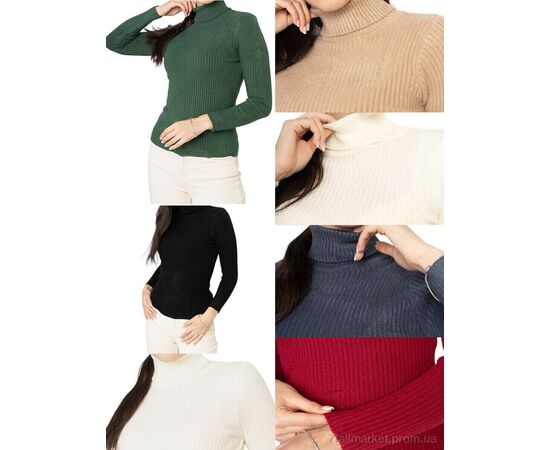 Гольф жіночий Весна/осінь A-01B mix (6 шт. р.сітка44-48) "Massmag" недорого оптом від прямого постачальника Гольф жіночий Весна/осінь A-01B mix (6 шт. р.сітка44-48) "Massmag" недорого оптом від прямого постачальника