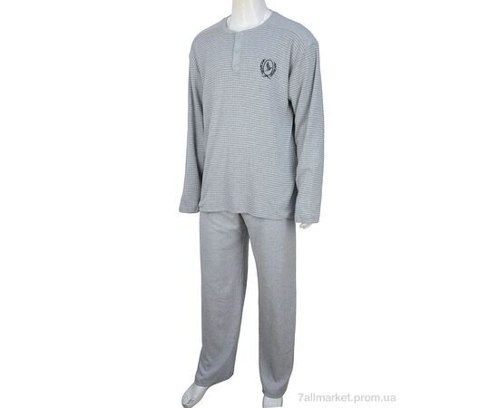 Пижама мужская Весна/осень 7104 grey (4 шт. р.сетка XL-3XL) "Nicoletta" недорого оптом от прямого поставщика Фотография Пижама мужская Весна/осень 7104 grey (4 шт. р.сетка XL-3XL) "Nicoletta" недорого оптом от прямого поставщика