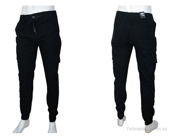 Брюки мужские Весна/осень 8523-1 black (8 шт. р.сетка 29-38) "Baron" недорого оптом от прямого поставщика, изображение 3 Фотография Брюки мужские Весна/осень 8523-1 black (8 шт. р.сетка 29-38) "Baron" недорого оптом от прямого поставщика, изображение 3