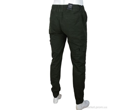 Чоловічі брюки Весна/осінь 8523-4 green (8 шт. р.сітка29-38) "Baron" недорого оптом від прямого постачальника, зображення 2 Чоловічі брюки Весна/осінь 8523-4 green (8 шт. р.сітка29-38) "Baron" недорого оптом від прямого постачальника, зображення 2