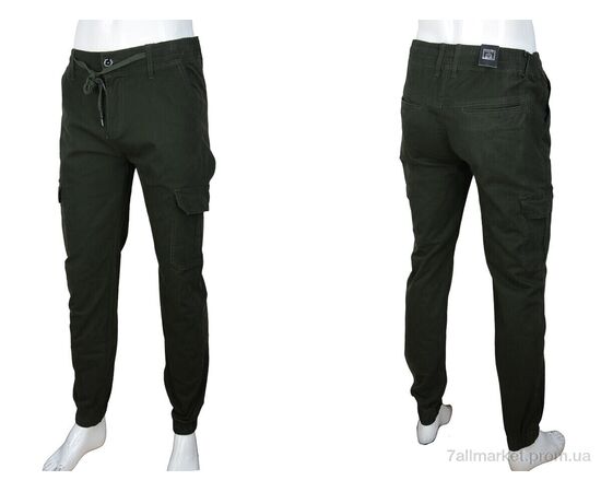 Брюки мужские Весна/осень 8526-4 green (8 шт. р.сетка 32-38) "Baron" недорого оптом от прямого поставщика, изображение 3 Фотография Брюки мужские Весна/осень 8526-4 green (8 шт. р.сетка 32-38) "Baron" недорого оптом от прямого поставщика, изображение 3