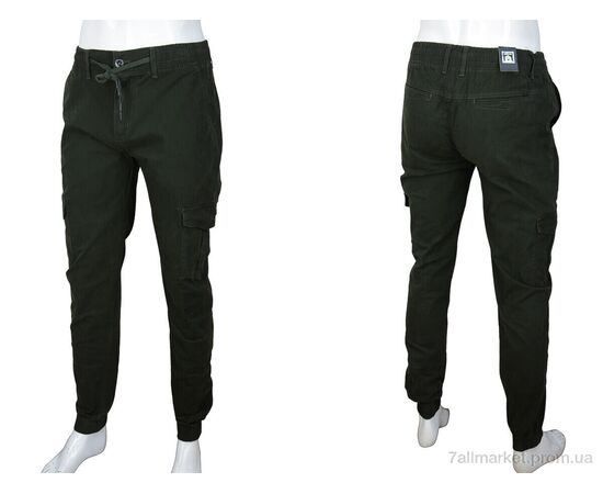 Брюки мужские Весна/осень 8525-4 green (8 шт. р.сетка 30-38) "Baron" недорого оптом от прямого поставщика, изображение 3 Фотография Брюки мужские Весна/осень 8525-4 green (8 шт. р.сетка 30-38) "Baron" недорого оптом от прямого поставщика, изображение 3