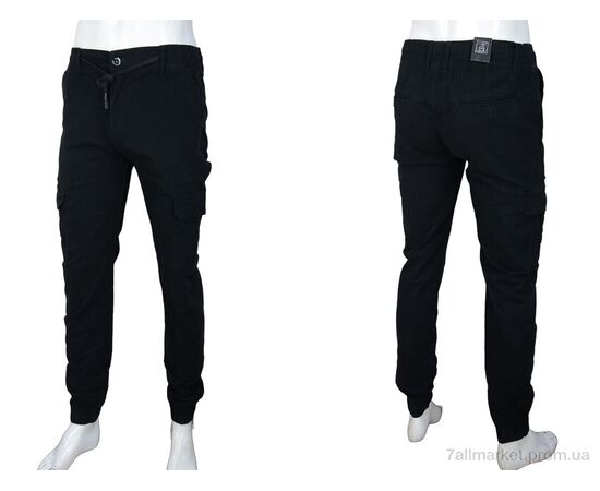 Брюки мужские Весна/осень 8528-1 black (8 шт. р.сетка 32-42) "Baron" недорого оптом от прямого поставщика, изображение 3 Фотография Брюки мужские Весна/осень 8528-1 black (8 шт. р.сетка 32-42) "Baron" недорого оптом от прямого поставщика, изображение 3