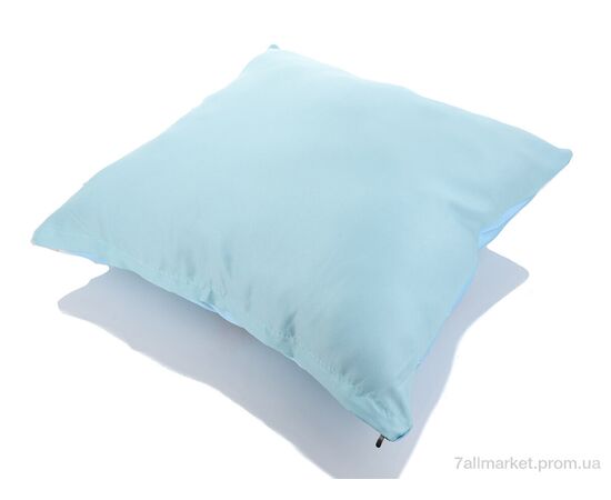 Фотография Подушка  Подушка атлас 07942-3 блакитний (45x45) (2 шт. р.сетка ) "Obuvok" недорого оптом от прямого поставщика, изображение 2